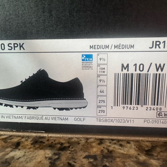 Adidas MC70 Black Golf Shoes main image 10